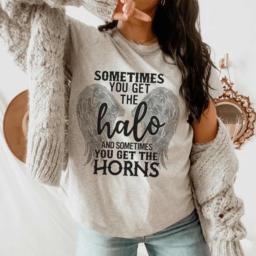 Sometimes You Get The Halo And Sometimes You Get The Horns Tee - Unisex/Women