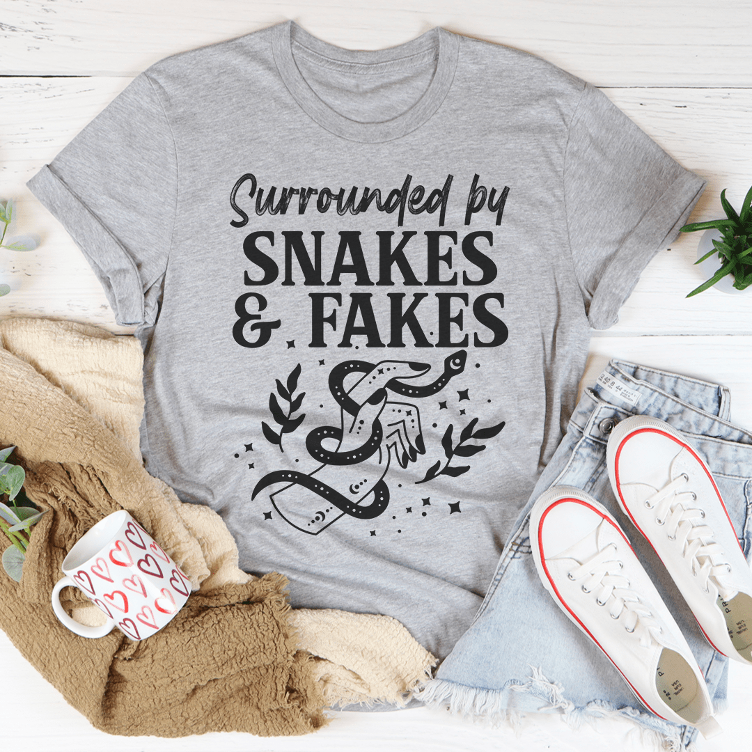 Surrounded By Snakes & Fakes Tee - Unisex/Women