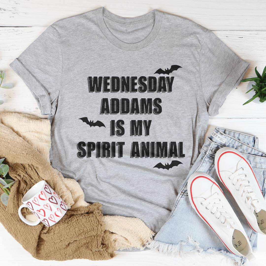 Wednesday Addams Is My Spirit Animal Tee - Unisex/Women