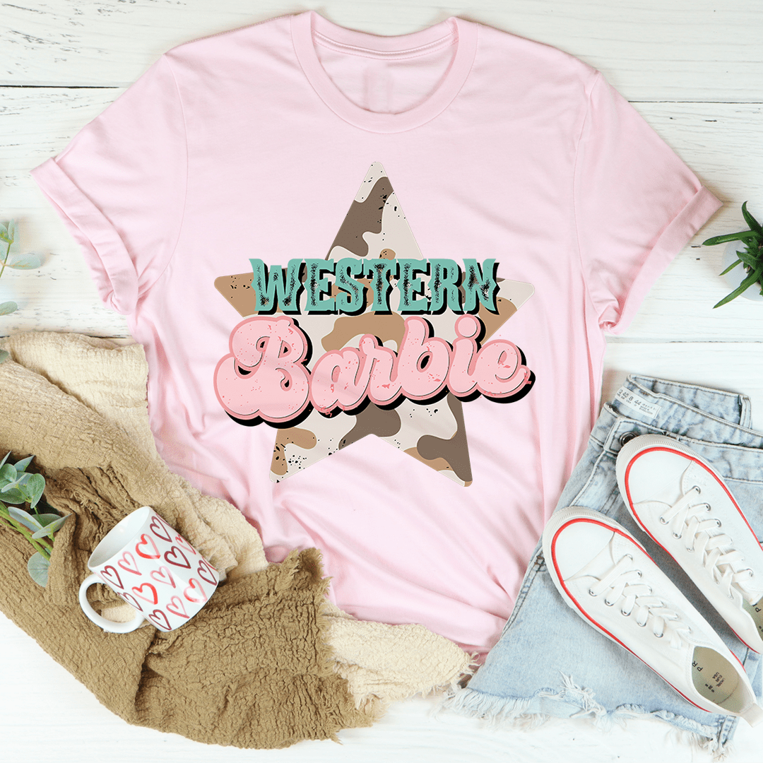 Western Barbie Star Tee - Unisex/Women