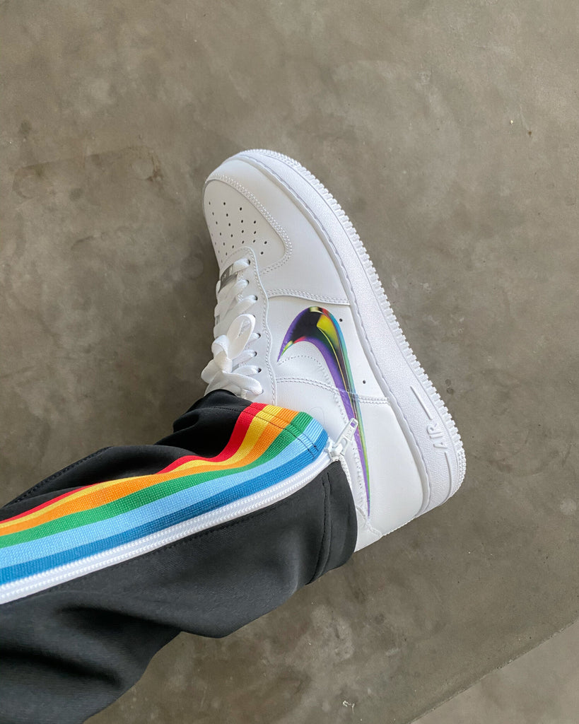 air force 1 rainbow swoosh