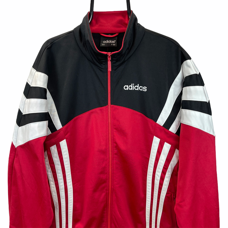 Vintage 80s Adidas Track Jacket in Red, Blue & White- Men's XL/Women's ...