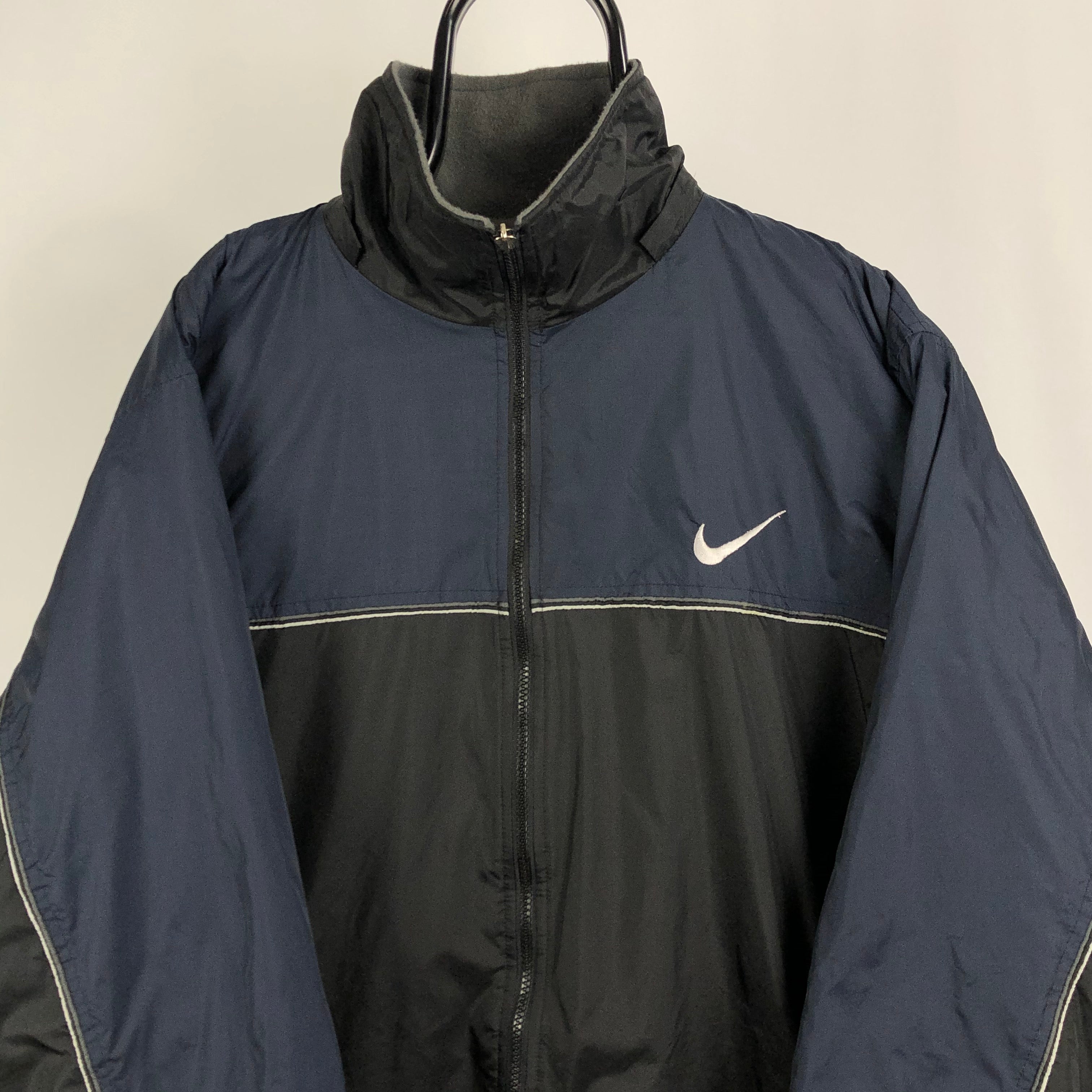 Vintage Nike Reversible Fleece Coat - Men's Large/Women's XL - Vintique ...