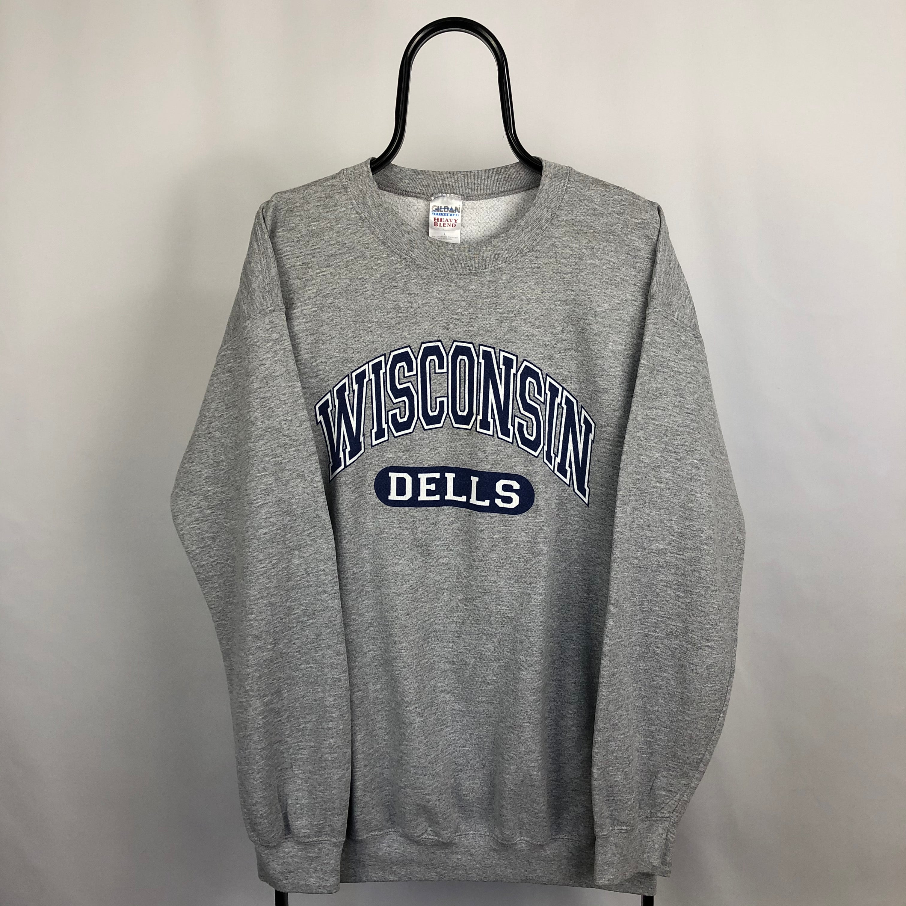 Vintage 'Wisconsin' College Sweatshirt - Men's Large/Women's XL ...