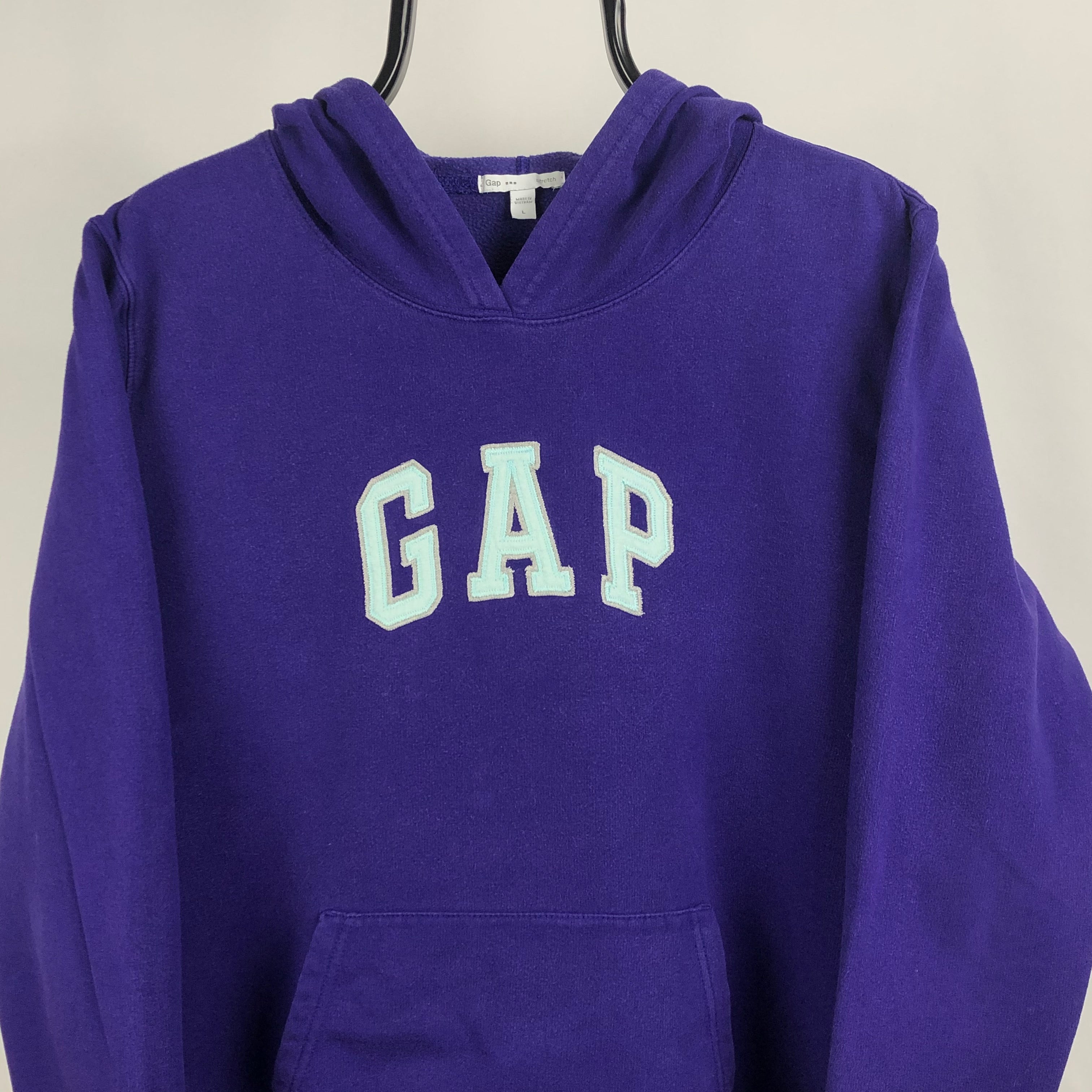 Vintage GAP Hoodie in Purple - Men's Small/Women's Medium - Vintique ...