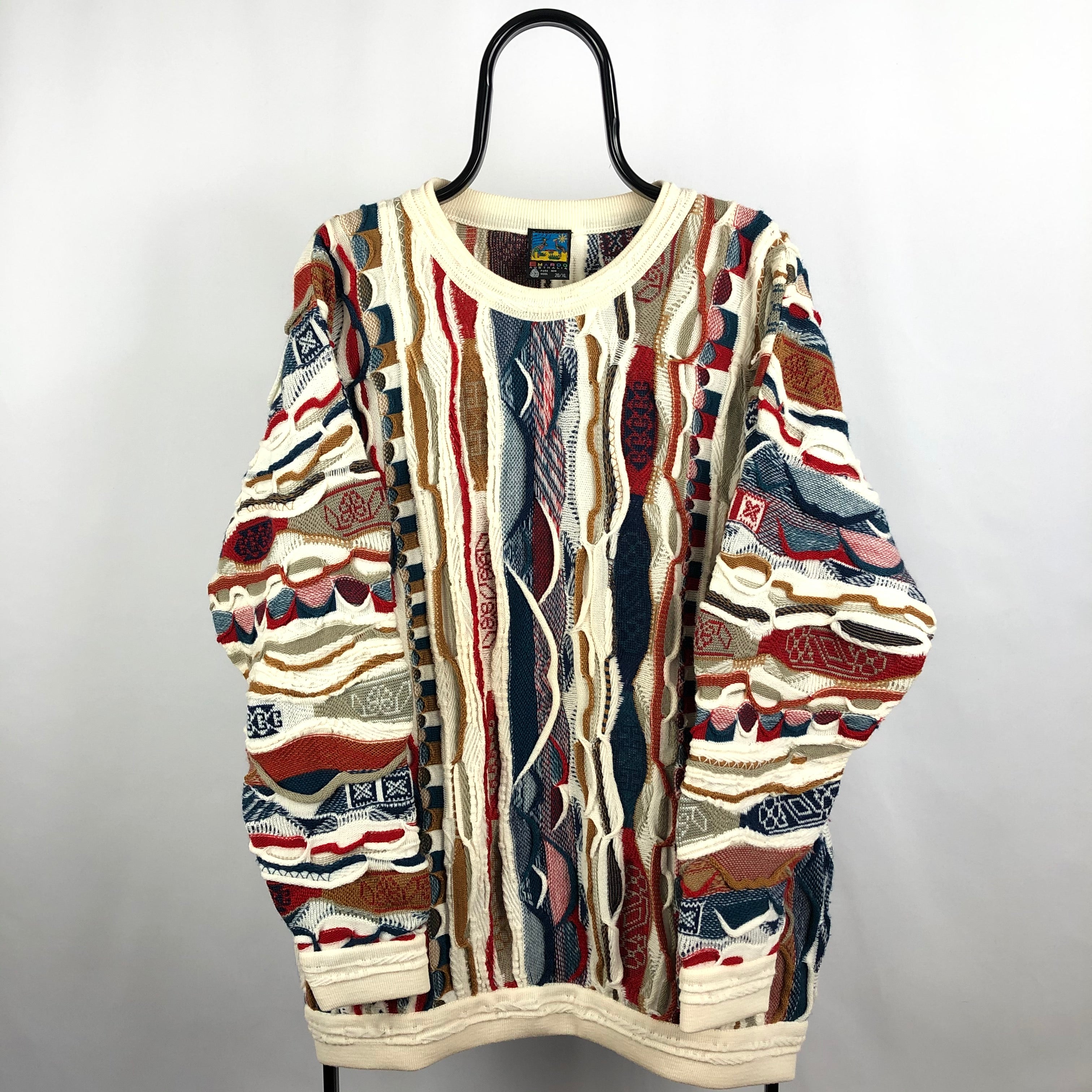 Vintage Emaroo Australia Coogi Style Sweater - Men's XL/Women's XXL ...
