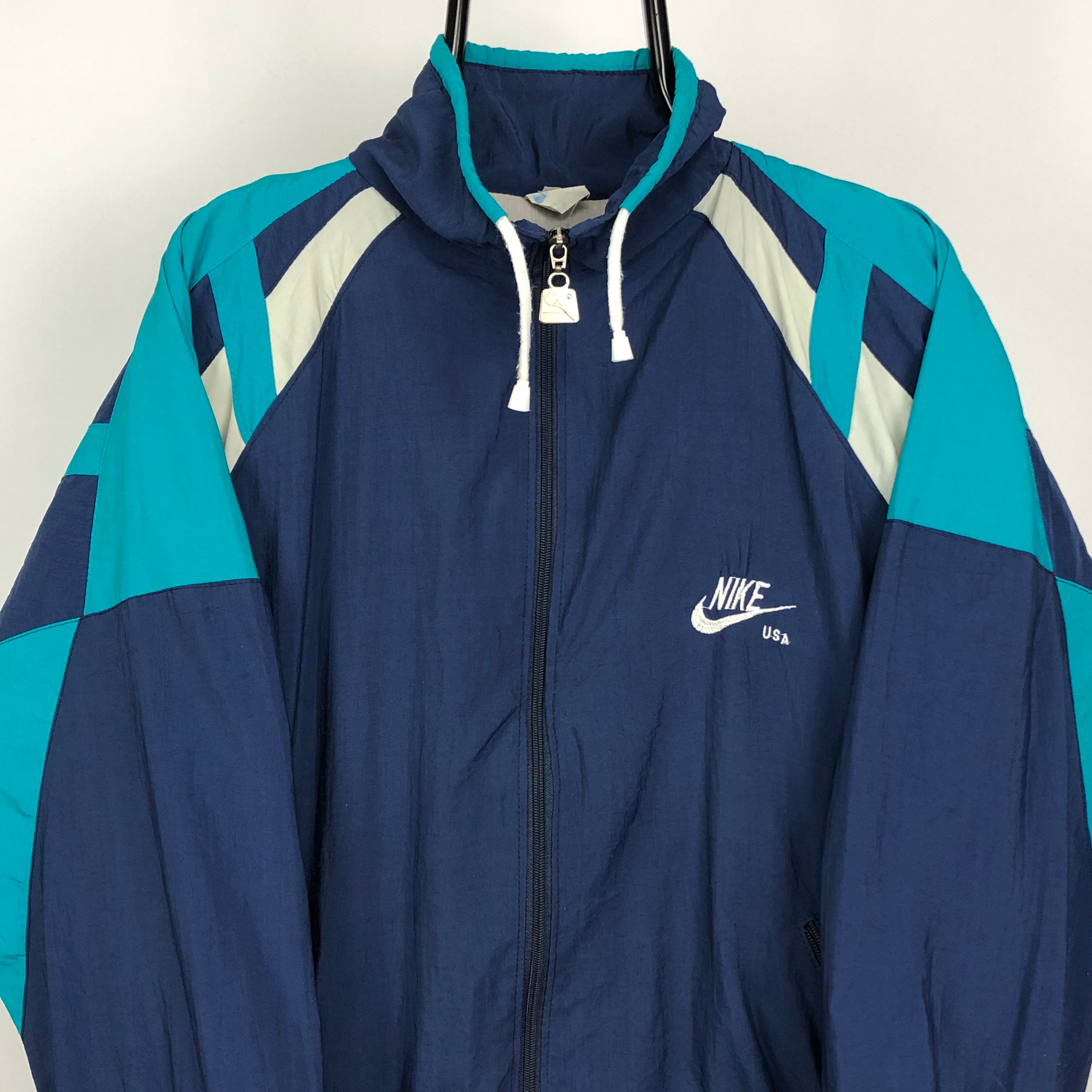 Vintage 80s Nike Shell Jacket - Men's Medium/Women's Large - Vintique ...