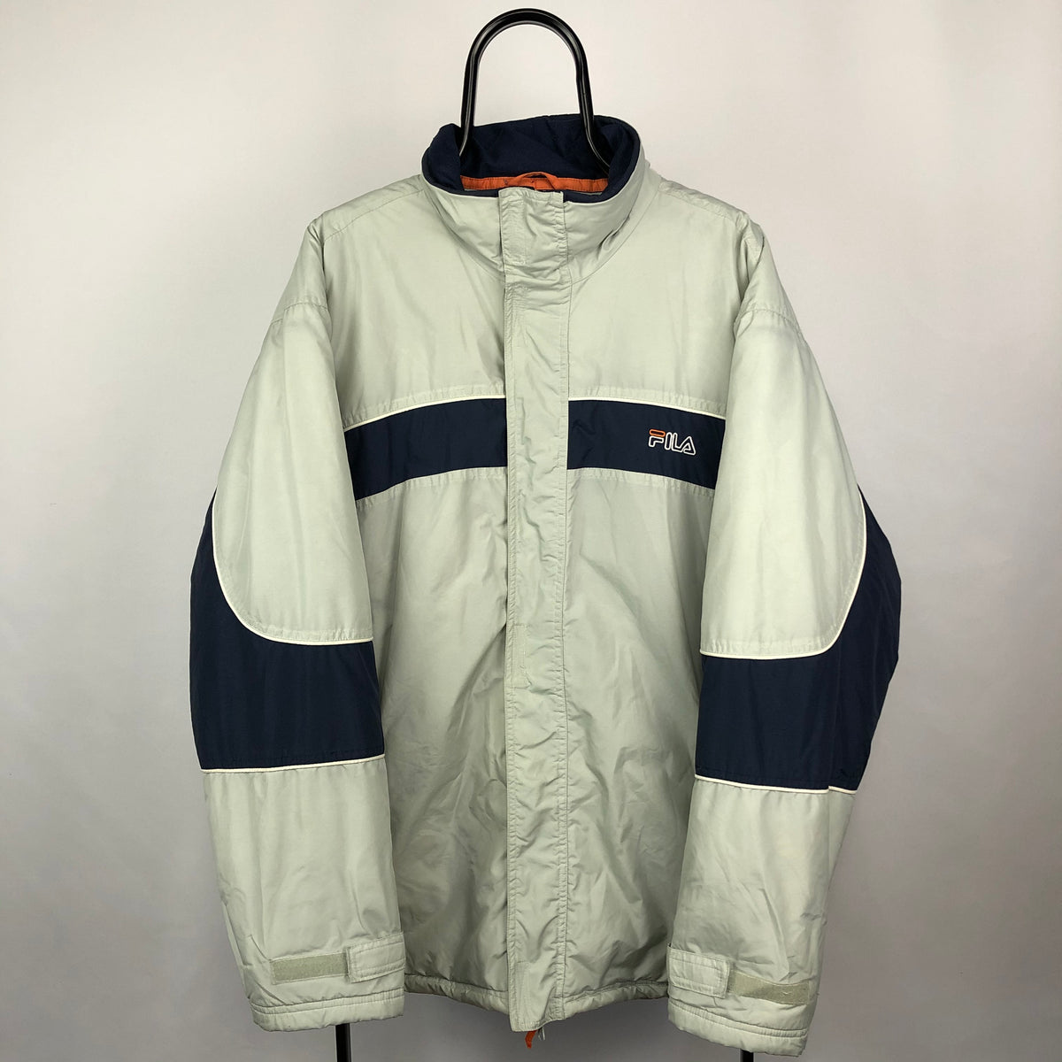vintage fila puffer jacket