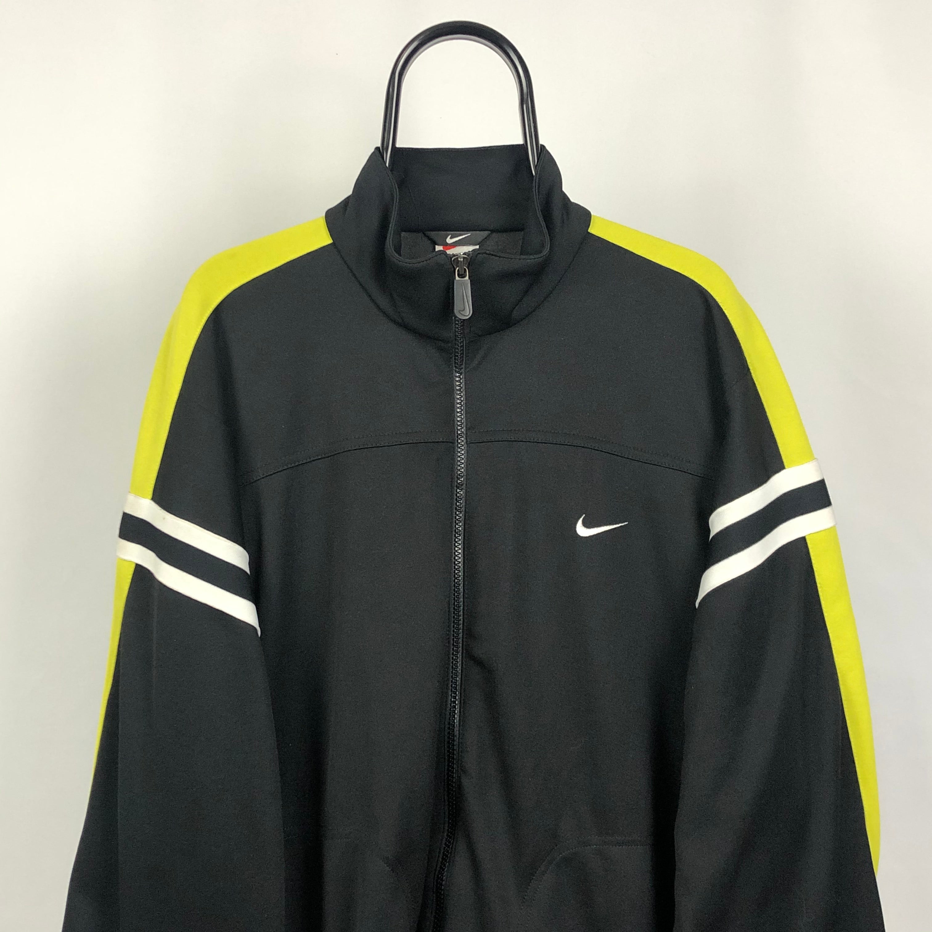 Vintage 90s Nike Spellout Track Jacket - Men's XL/Women's XXL ...