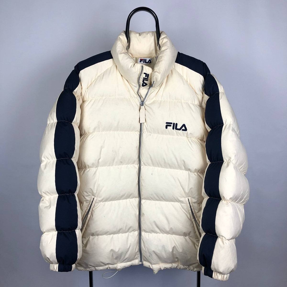 vintage fila puffer jacket