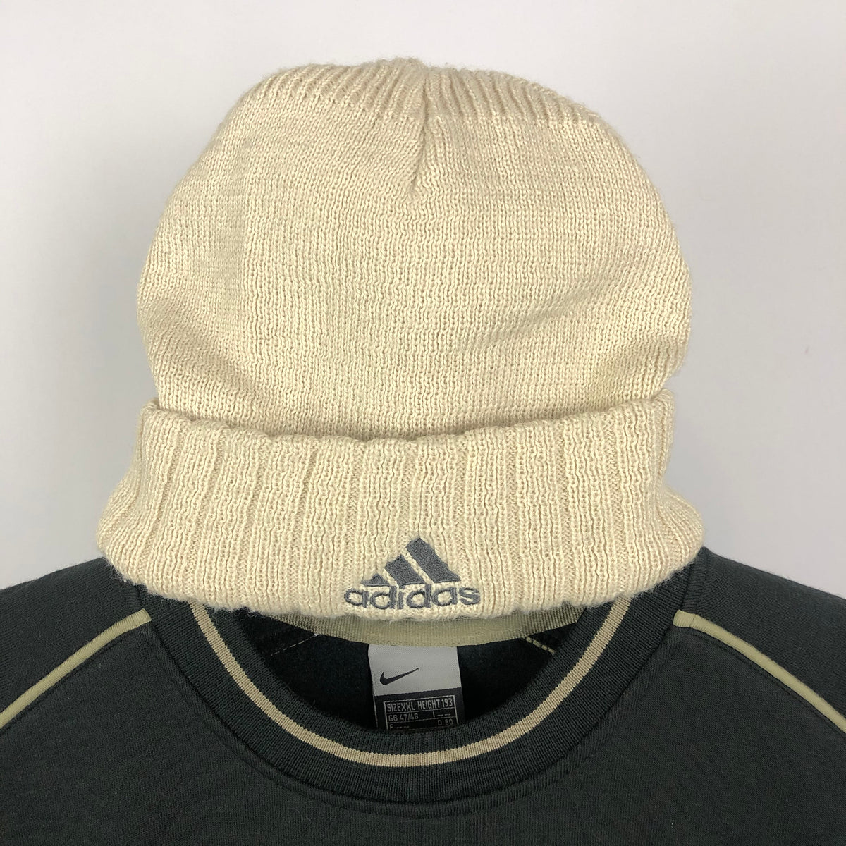 adidas beanie cream