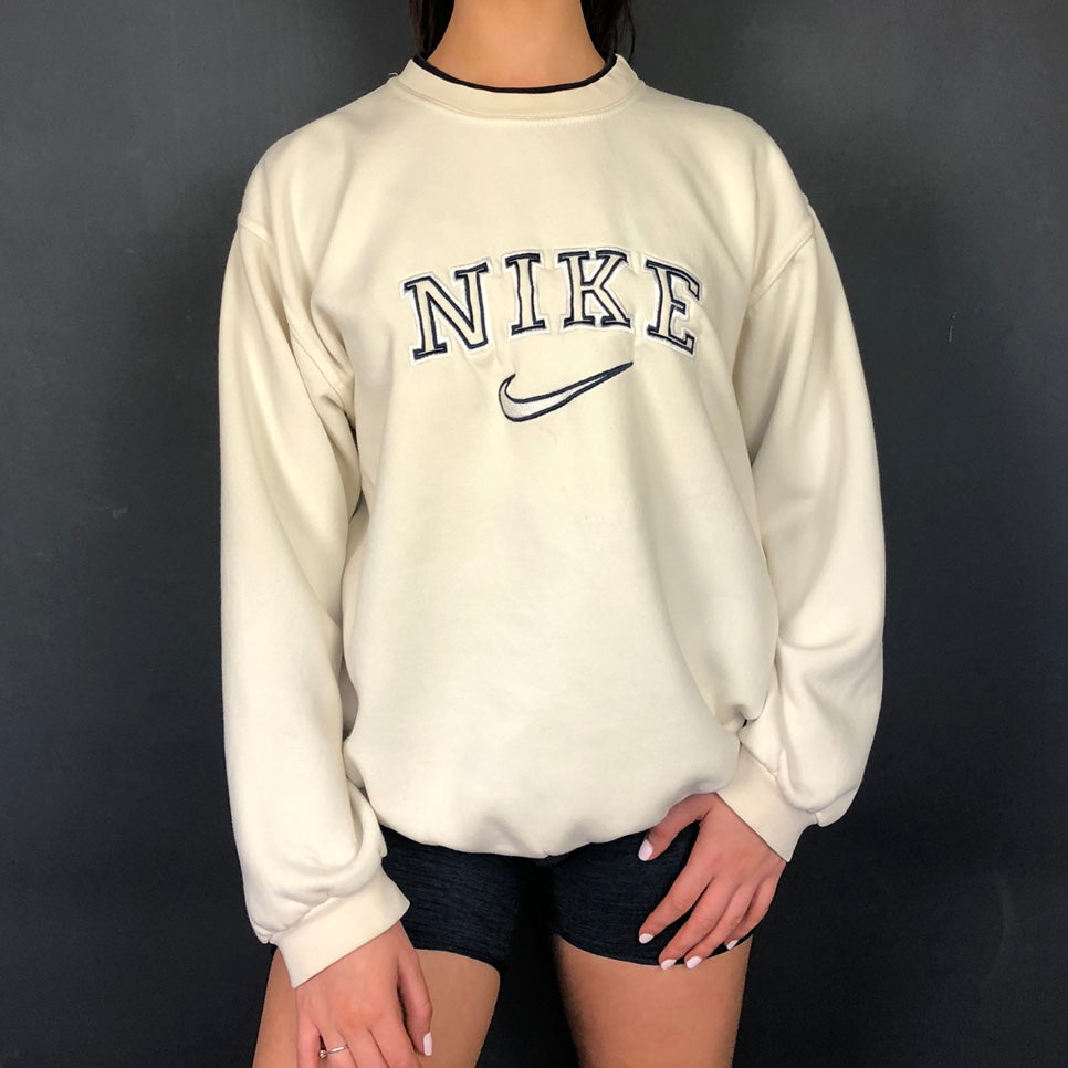 nike spell out sweatshirt mens