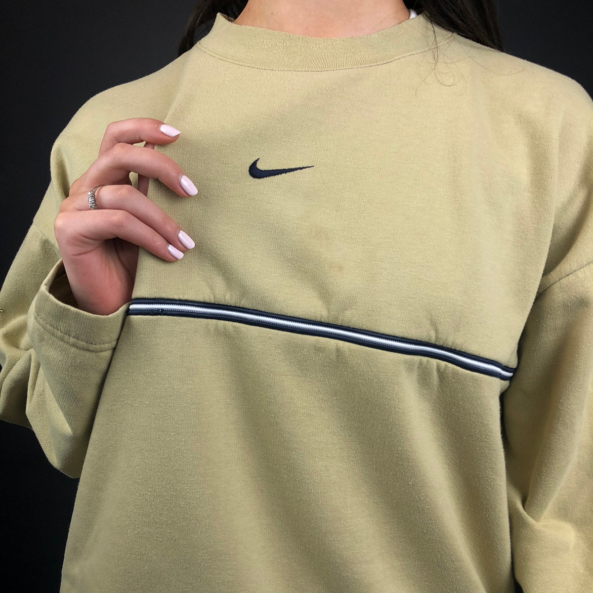 sand nike sweatshirt