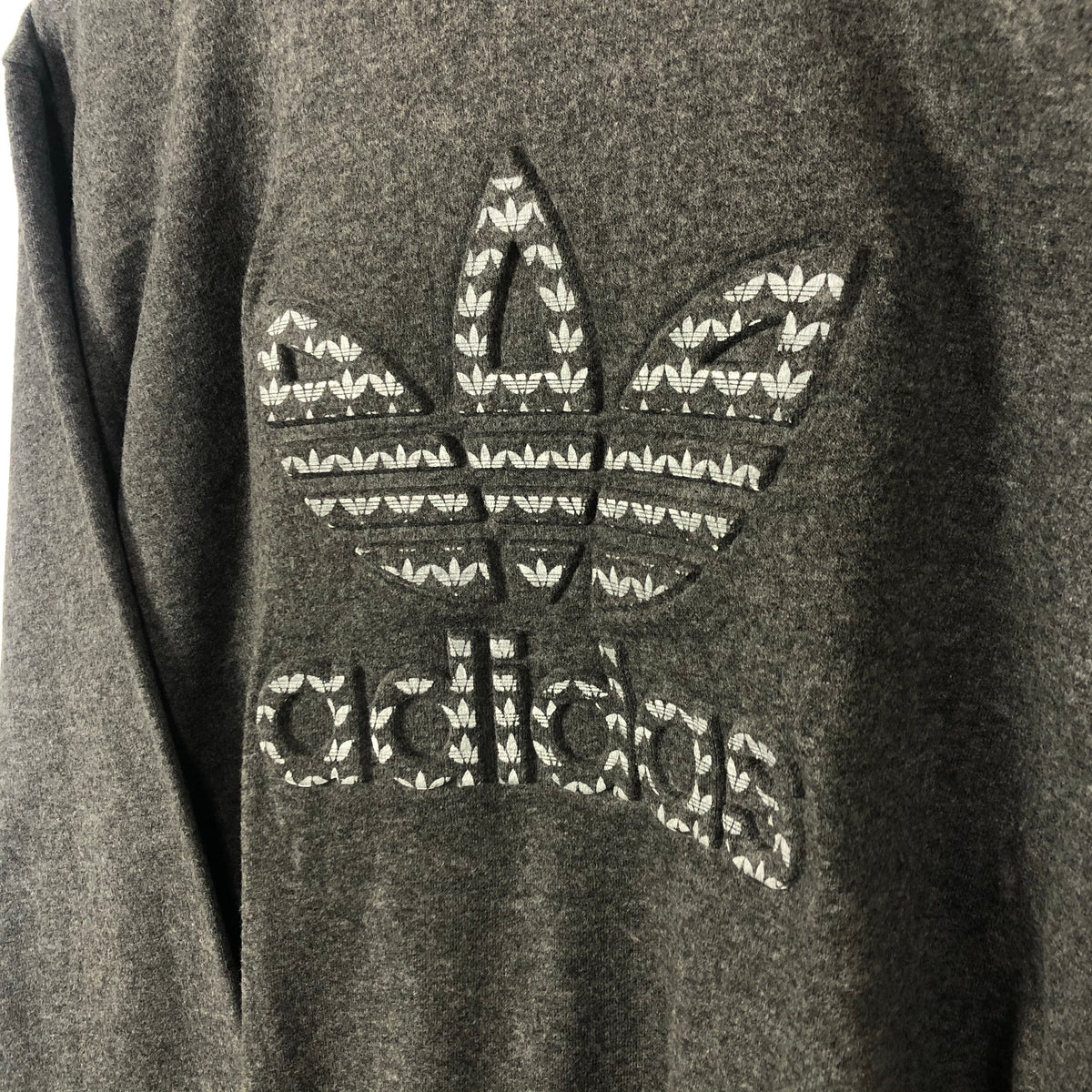 adidas embossed sweatshirt