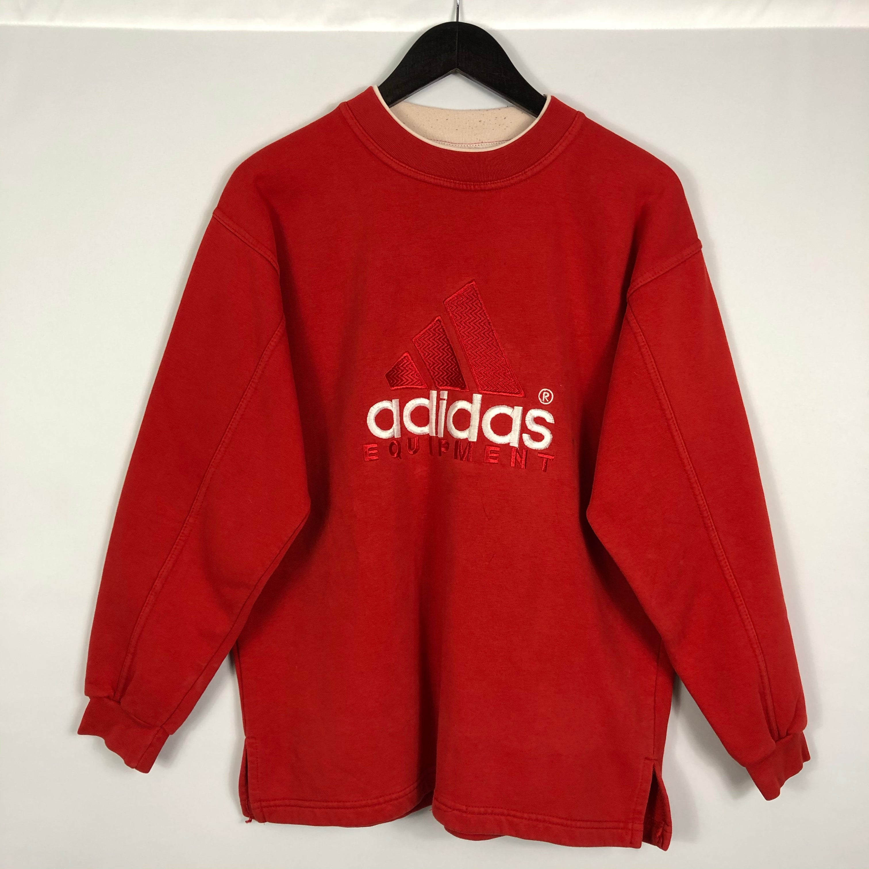 Vintage Adidas Equipment Sweatshirt in Red - Women’s Medium/Men’s Smal ...