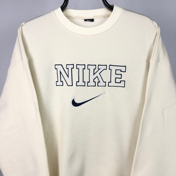 Nike Spellout Sweatshirt in Cream - Men's Large/Women's XL - Vintique ...