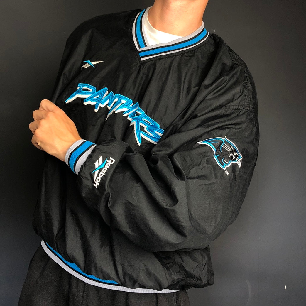 carolina panthers embroidered sweatshirt