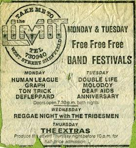 Def Leppard support the Human League at the Limit
