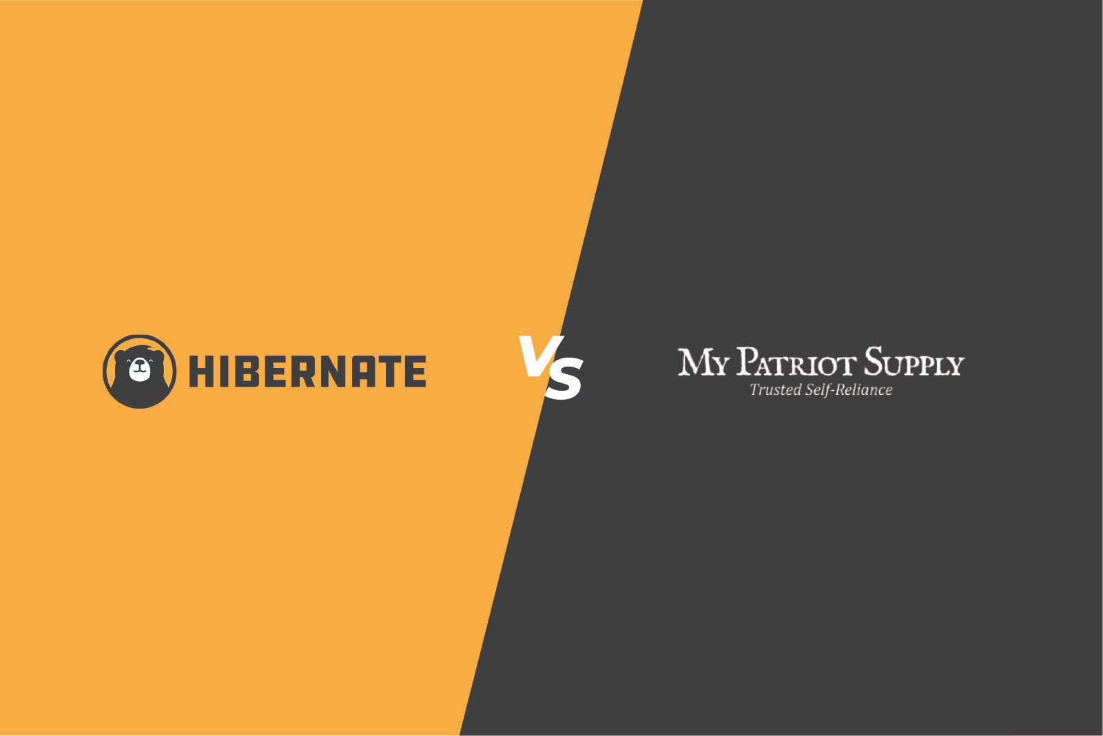 Check out this easy Hibernate vs. My Patriot Supply food storage comparison to learn which company offers better value