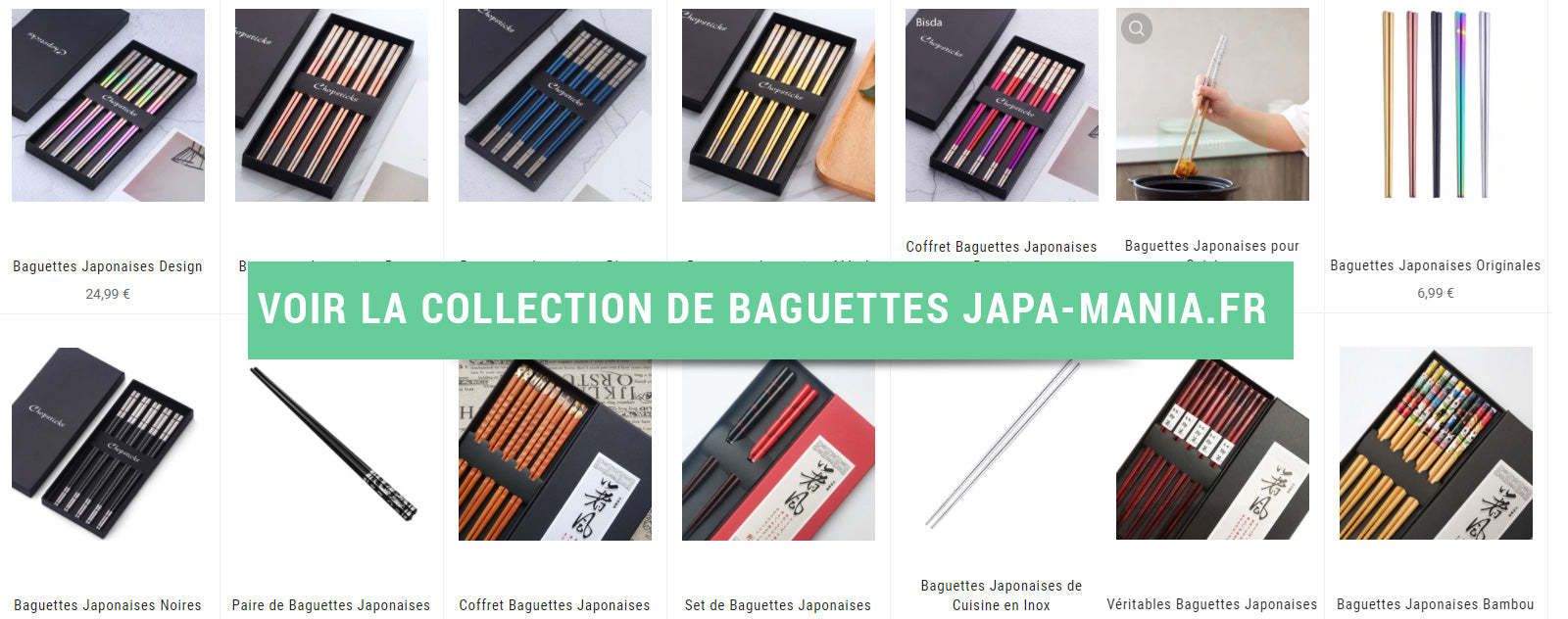 Collection Baguettes Japonaises