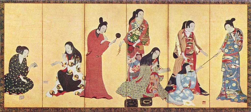 écran japonais kimono