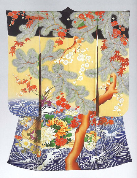 motifs kimono japonais