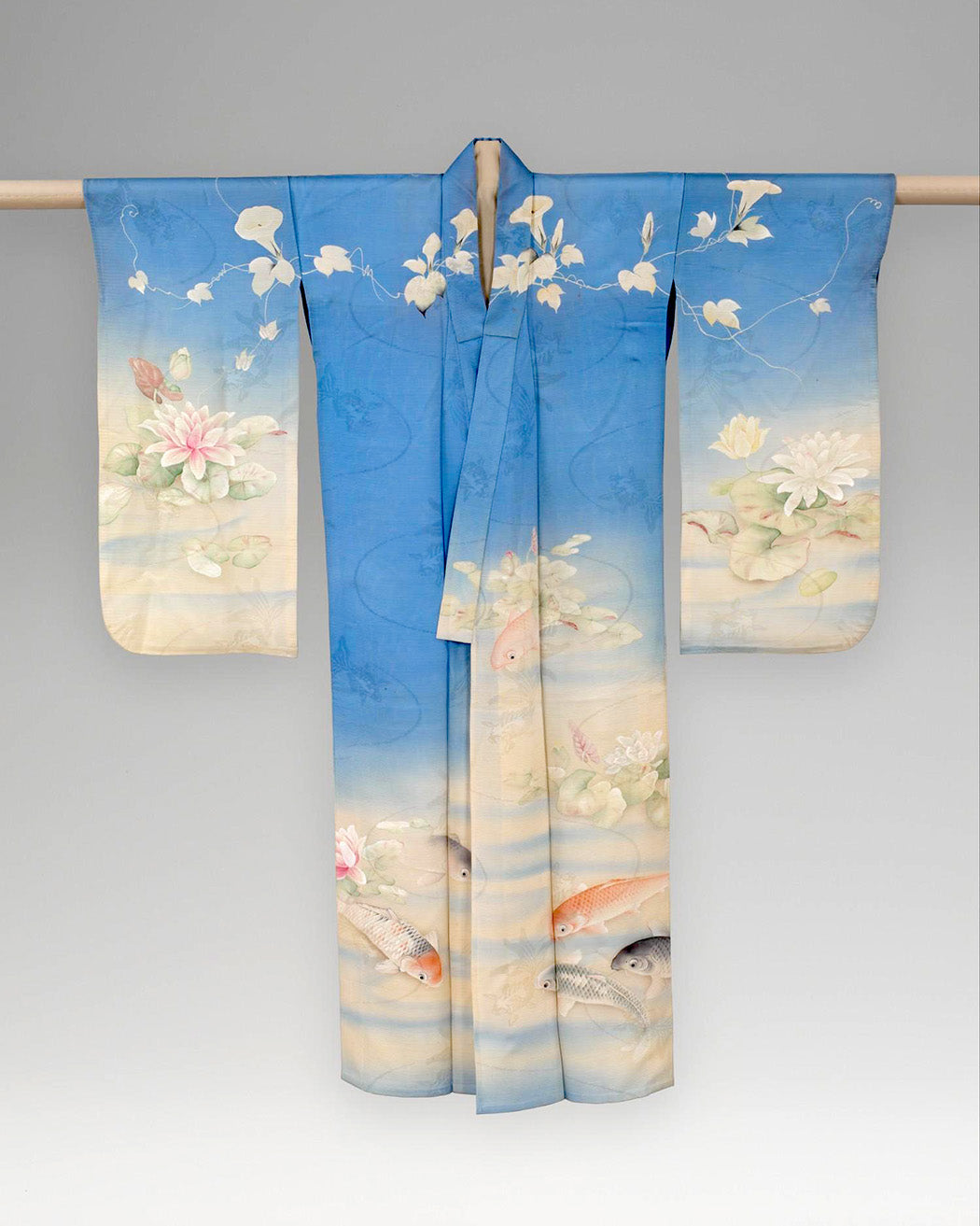 Kimono japonais ancien carpe