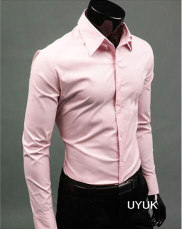 Men Shirt Long Sleeve Fashion Mens Casual Shirts