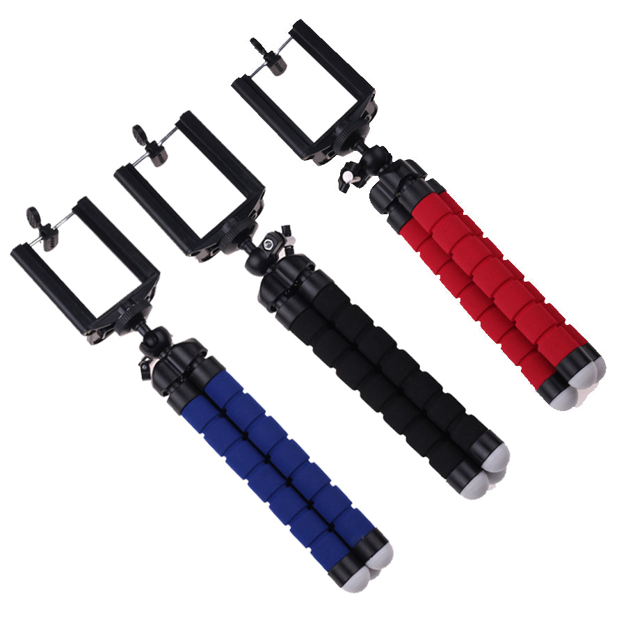 Mini Flexible Sponge Octopus Tripod for iPhone Samsung Huawei Mobile Phone Smartphone Tripod Camera Accessory