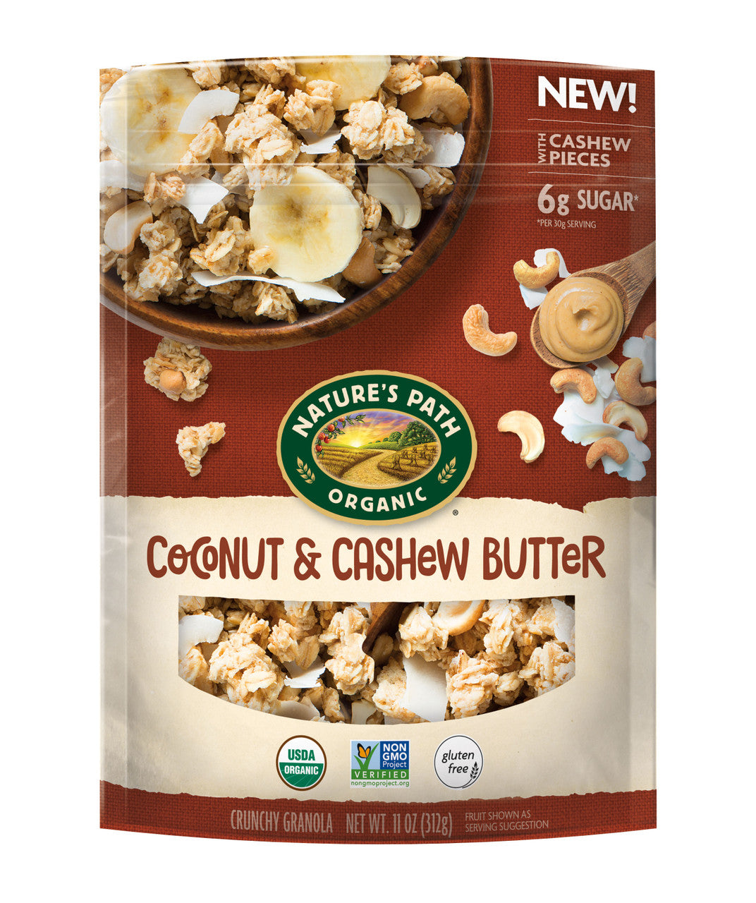 NP GRN CNUT CSHW BTR ( 8 X 11 OZ )