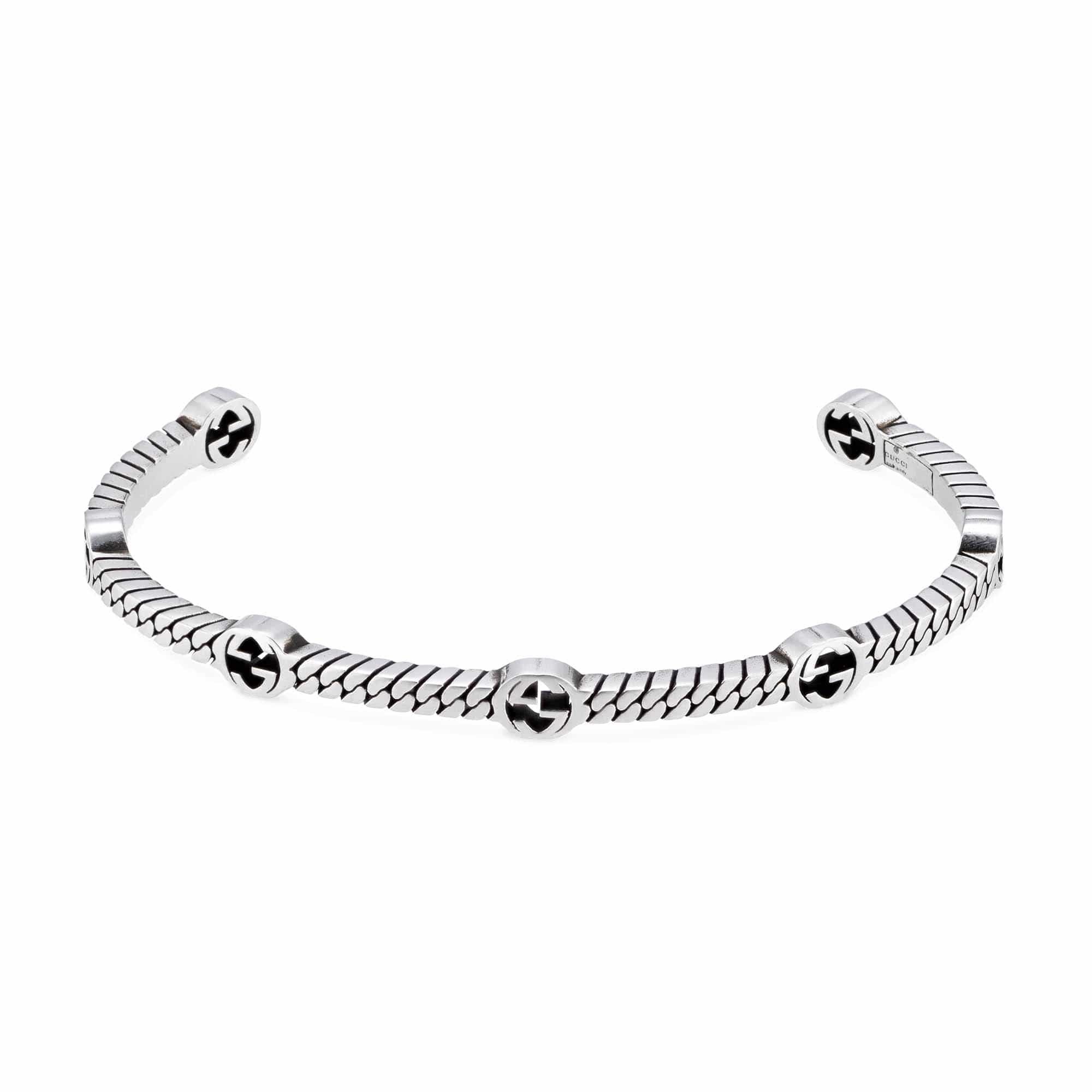 Gucci Silver Interlocking G Cuff Bracelet – Touch of Gold Fine Jewellery -  An Official Rolex Retailer