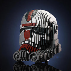 Captain Rex Helmet (Life-Sized)  Build it Yourself with LEGO