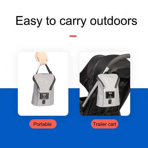 Portable Milk Travel Bottle Warmer for Outdook Car Charging