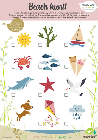 beach activity sheet for kids