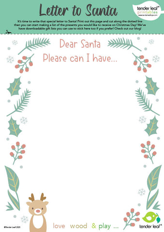 father christmas letter free download printable