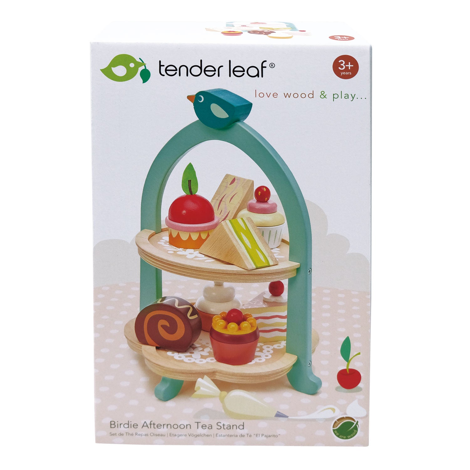 Tender Leaf Toys Birdie Afternoon Tea Stand Tenderleaf Toys