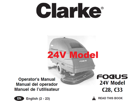 24V Clarke Focus C28 C33