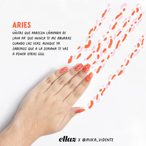 Uñas segun tu signo aries - mika vidente - ellaz