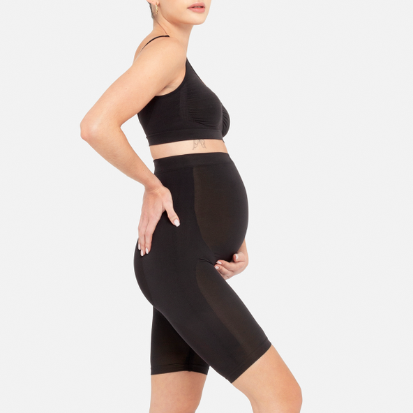 Fajas de maternidad sin costuras KIM S para mujer, para vestidos, ropa  interior de embarazo a mitad de muslos, S-XXXL