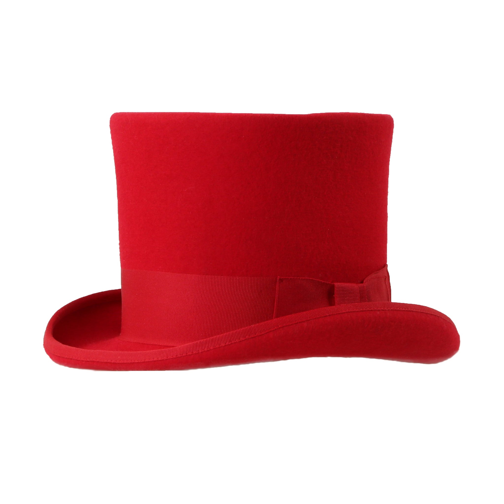 red felt top hat