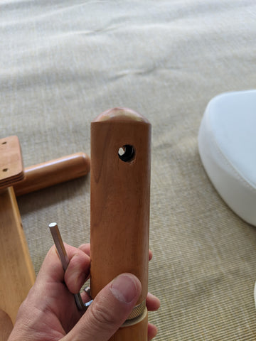 Dove Kneeling Chair Hole Alignment