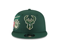 New Era Milwaukee Bucks Back Half 950 Snapback Cap