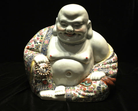 Porcelain Laughing Buddha – Edith's Gallery
