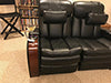 HT Design Devonshire Row of 2 Loveseat with Pillow and Wine Holder Accessory