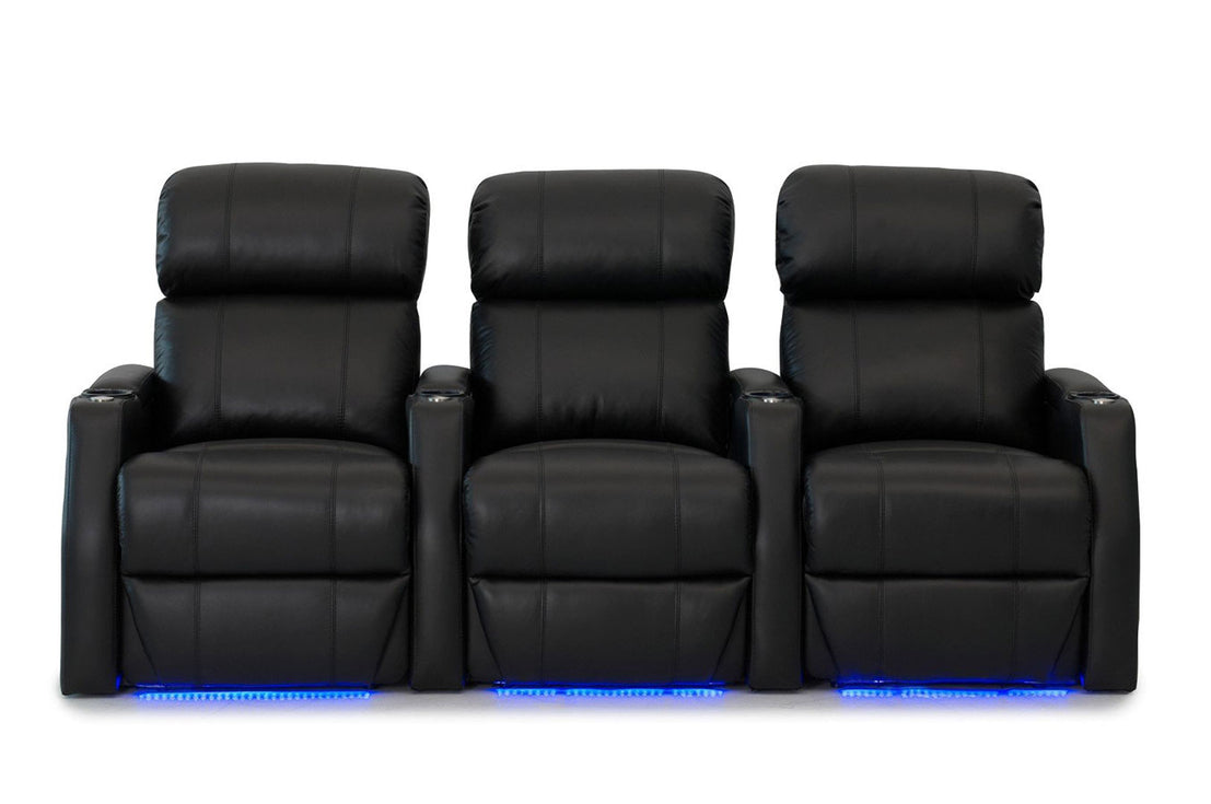 ht design belmont home theater seating with power headrest