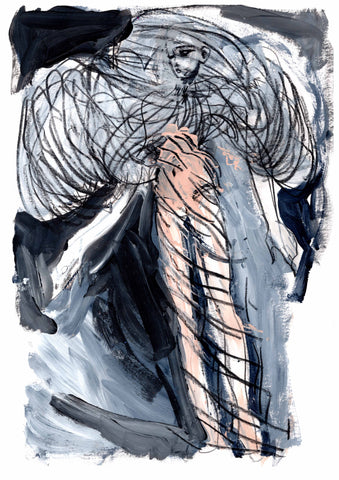 gaultier haute couture dress drawing 2022