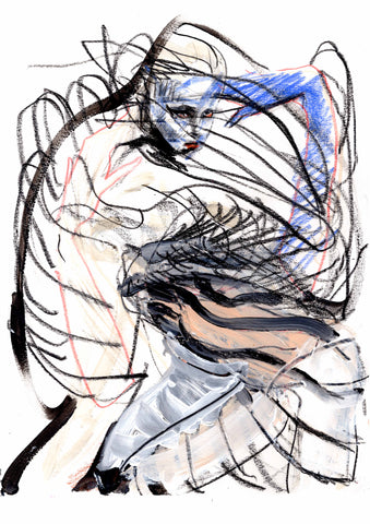 gaultier haute couture dress drawing 2022