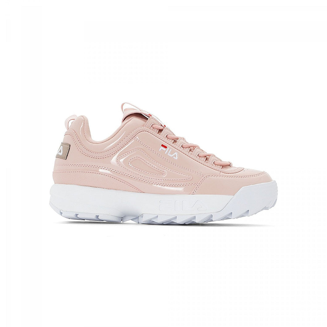 fila rose pale et blanche