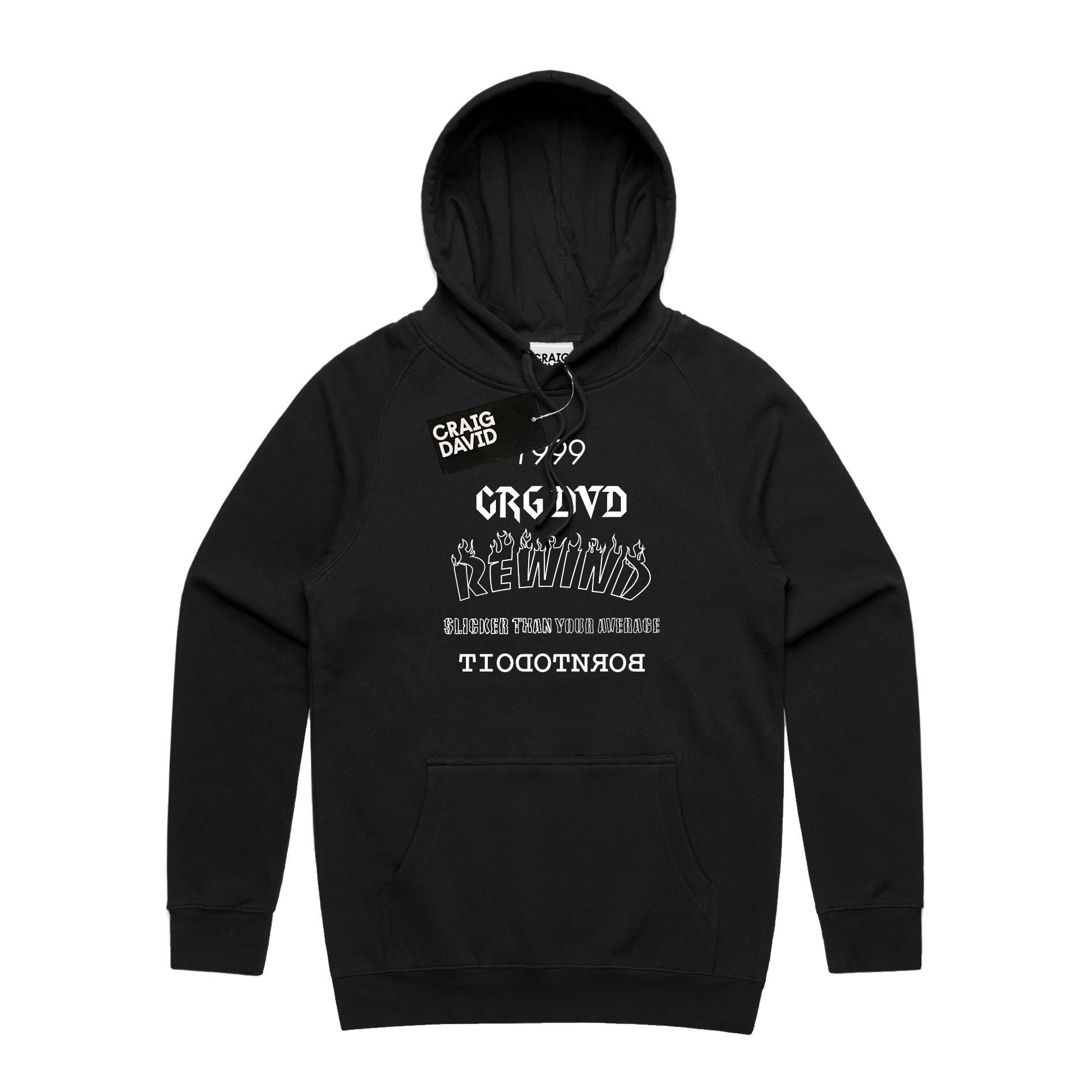 'Rewind' Black Hoodie - Craig David product image