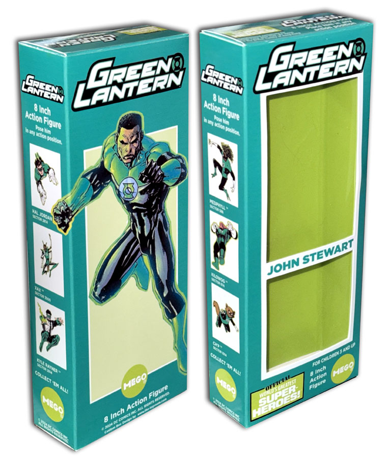 Mego Box: Green Lantern (John Stewart-Modern)